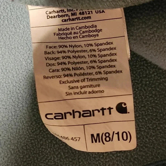 Carhartt Women’s Blue Softshell Work Jacket – Size M (8/10) - Picture 5 of 10